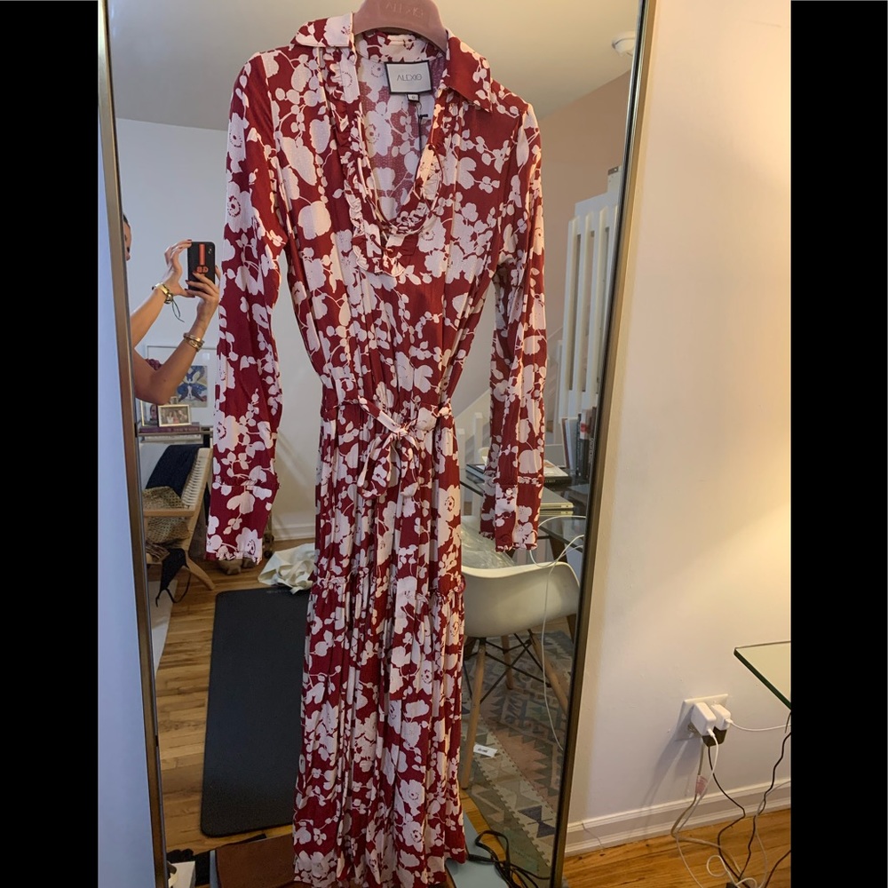 Alexis printed shirt dress size small